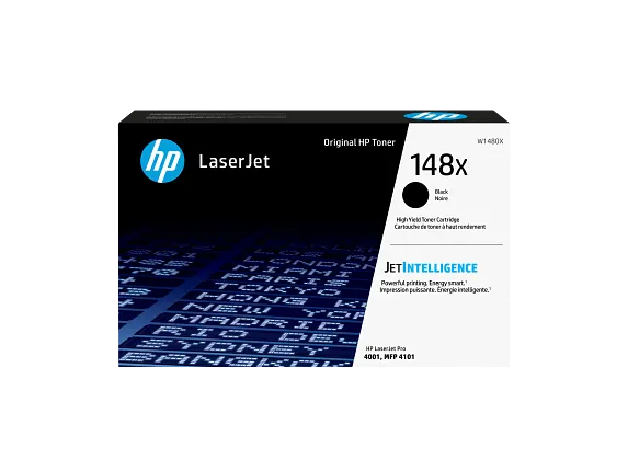 HP Laser Toner Cartridges and Kits, HP 148X Black Original LaserJet Toner Cartridge, W1480X
