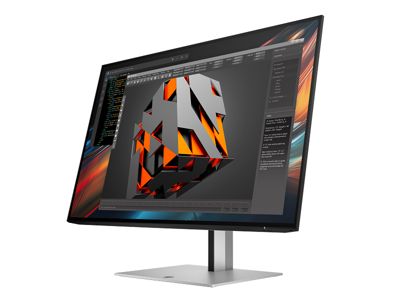 HP Series 7 Pro 24 WUXGA USB-C Monitor-724pu PikeSilver FrontLeft WhiteBg