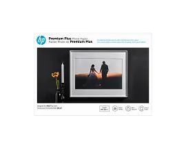 HP Premium Plus Photo Paper, Glossy, 80 lb, 11 x 17 in. (279 x 432 mm), 25 sheets CV065A