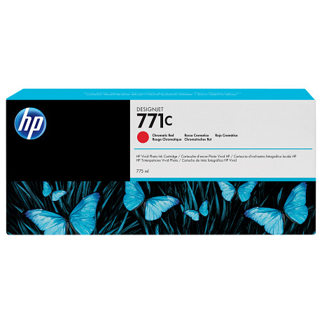 HP 771C kromatikus vörös tintapatron eredeti B6Y08A Z6200 Z6600 Z6610 Z6800 Z6810 775 ml
