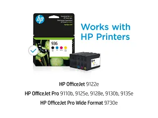 HP 936 Cyan/Magenta/Yellow/Black Original Ink Cartridge 4