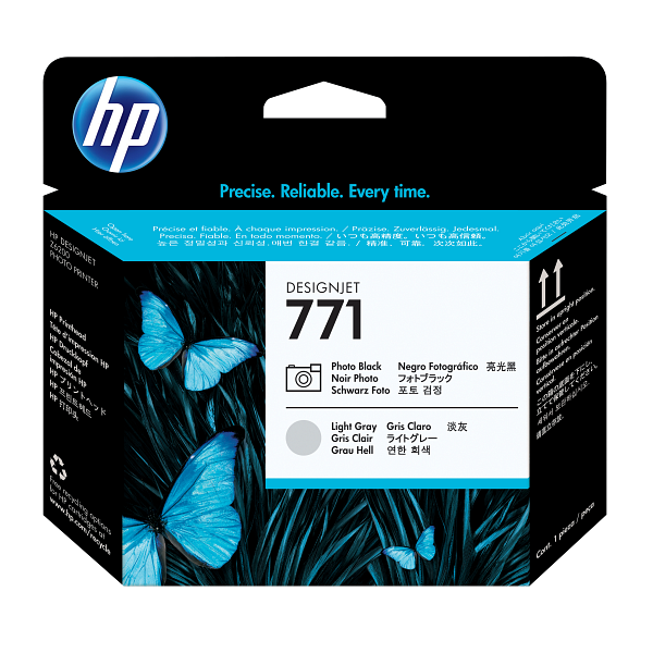 HP 771 WW Photo Black-Lt Gray DesignJet Printhead