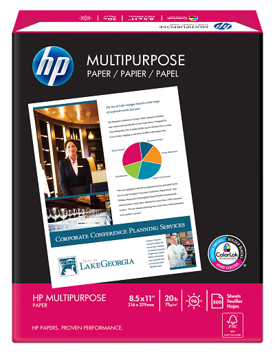 HP Multipurpose Paper-5 reams/Letter/8.5 x 11 in