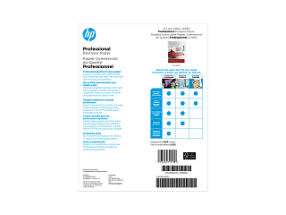 HP Professional Business Paper, Matte, 52 lb, 8.5 x 11 in. (216 x 279 mm), 150 sheets 4WN05A - Img_Rear_320_240