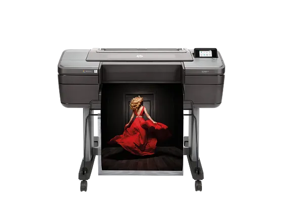 HP DesignJet Large Format Printers, HP DesignJet Z9+ Large Format PostScript® Photo Printer - 24", with Spectrophotometer (W3Z71A)