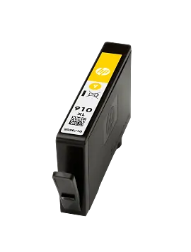 HP 910XL High Yield Yellow Original Ink Cartridge, 3YL64AN#140