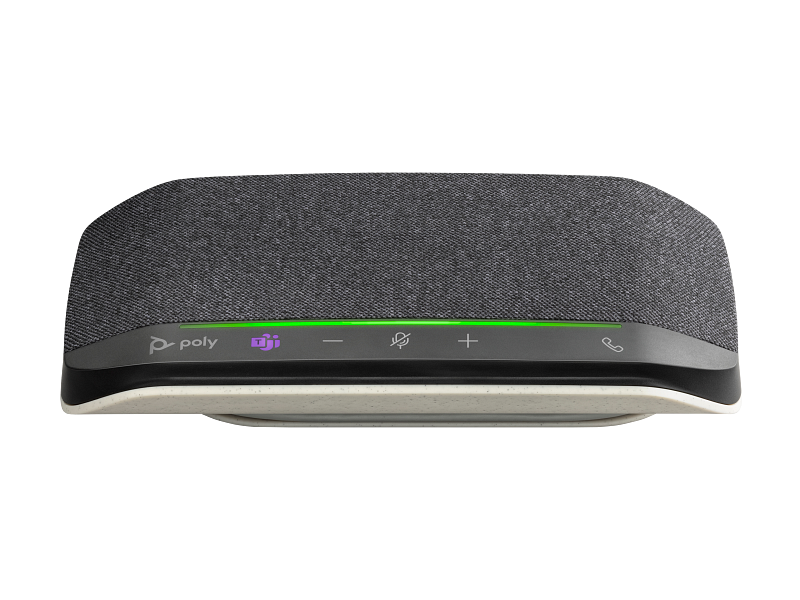 Poly Sync 10 USB speakerphone. Microsoft Teams Certified.