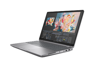 Hp zbook fury 16 g1i 98l81et | intel core ultra 9 285hx | 64gb ram | 2tb ssd | nvidia rtx pro 3000 blackwell | 16″ wqxga ips | windows 11 pro | prenosna delovna postaja 2 Hp zbook fury 16 g1i 98l81et pogled iz strani z zaslonom in tipkovnico