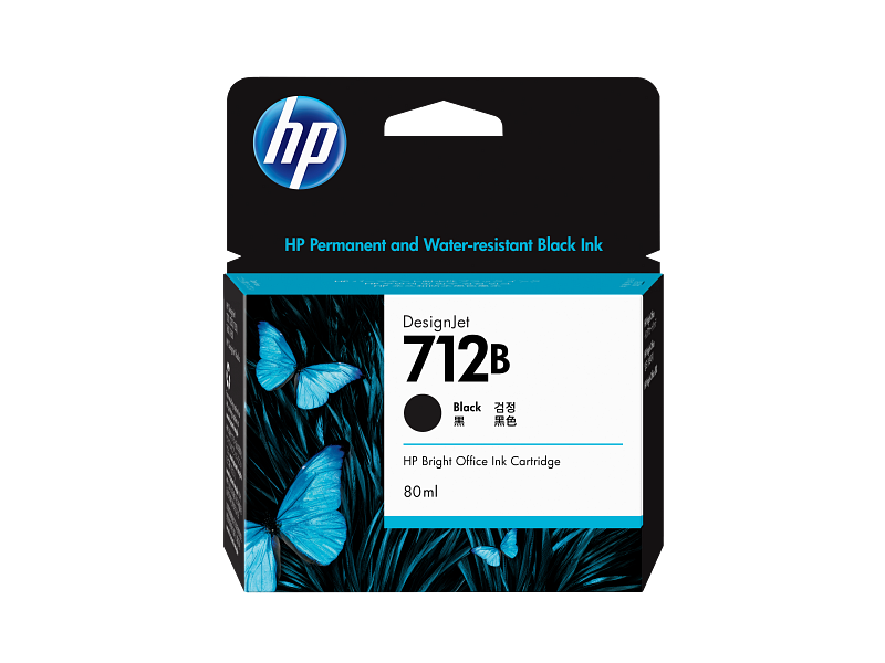 HP 712B 80-ml Black DesignJet Ink Cartridge | HP® Philippines