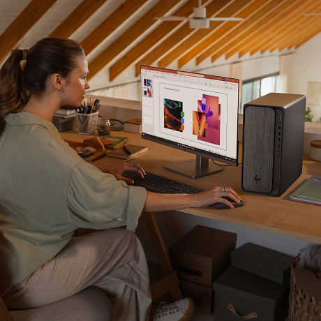 HP OmniDesk M02-0001nn BM7M8EA Ryzen7/8700G 16GB 512GB W11H torony asztali számítógép / PC