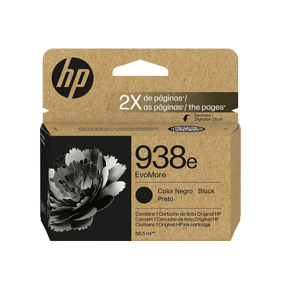 HP 938e EvoMore Black Original Ink Cartridge