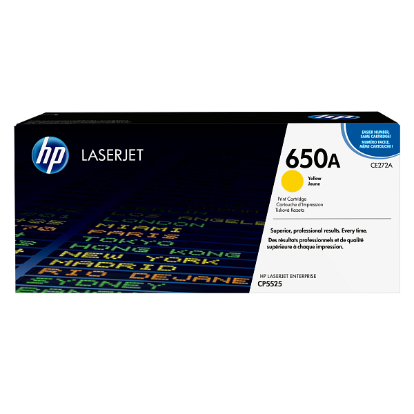 HP LaserJet 650A Yellow Print Cartridge