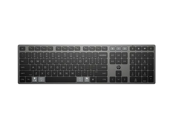 Keyboards/Other Input Devices, HP 725 Multi-Device Rechargeable Wireless Keyboard