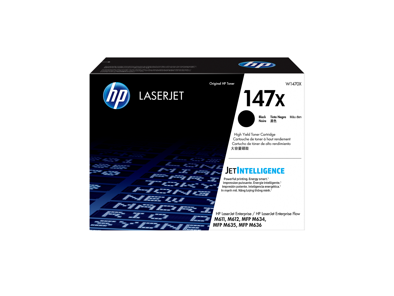 HP 147X High Yield Black Original LaserJet Toner Cartridge, ~25,200 pages, - Afbeelding 1 van 6