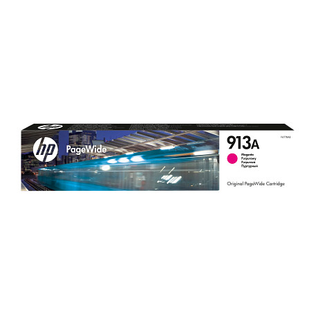HP 913A F6T78AE bíbor eredeti tintapatron PageWide 352 377 452 477 (3000 old.)
