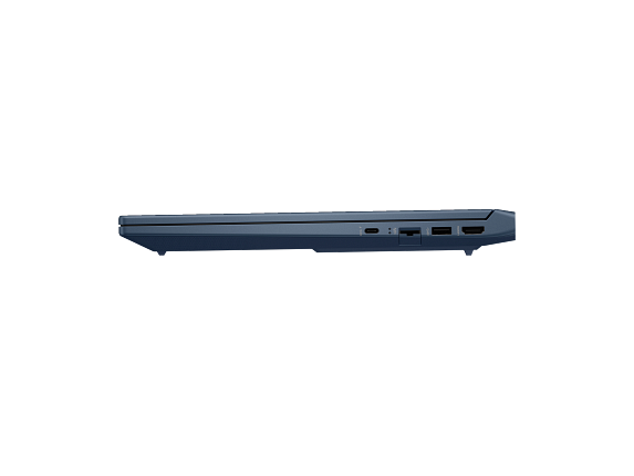 Victus 15 Roku - Intel - Coreset - Product Image - Performance Blue- White Backlit - Left Profile Closed