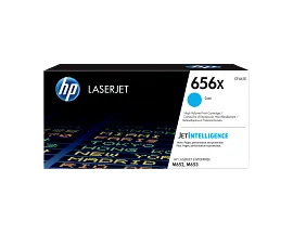 HP 656X High Yield Cyan Original LaserJet Toner Cartridge, CF461X
