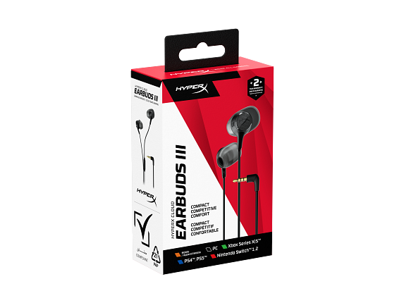 HyperX Cloud Earbuds III Red HyperX Cloud Earbuds III Red
