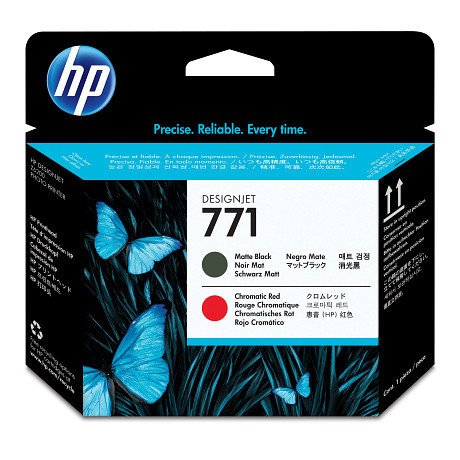 HP 771 matt fekete és kromatikus piros nyomtatófej CE017A Z6200