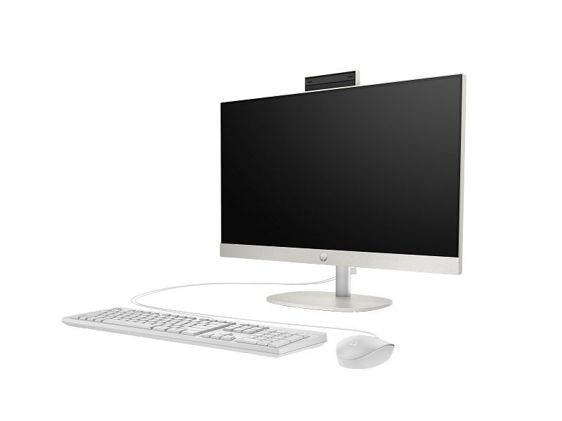HP ProOne 240 23.8 inch G10 All-in-One Desktop PC EMEA Only ShellWhite T NT Fixed Wired CoreSet VisI