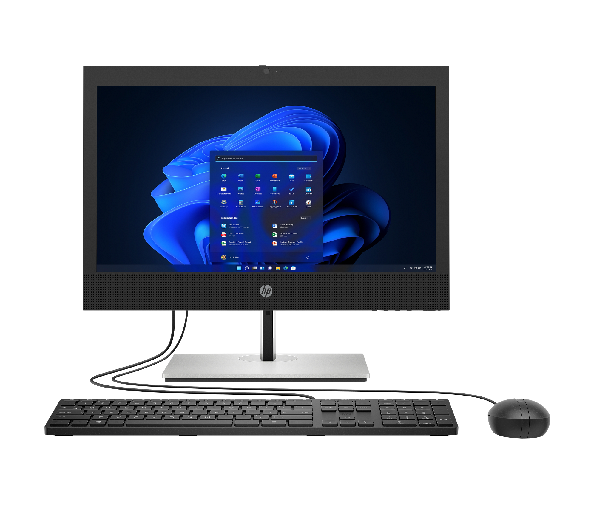 XY2469 最新Win11Pro HP ProOne 600 G4 Non-Touch AIO 21.5Inch i3