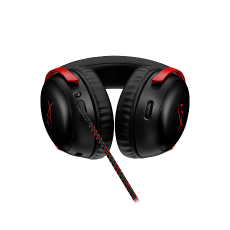 HP 727A9AA HyperX Cloud III – Gaming headset (fekete/vörös)
