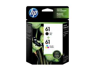 HP 61 2-pack Black/Tri-color Original Ink Cartridges Combo Pack