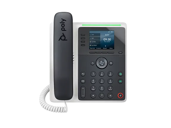 Poly Edge E220 IP Phone and PoE-enabled