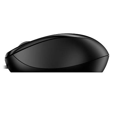 18C2 - HP Wired Mouse 1000 Jet Black