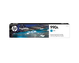 HP 990A Cyan Original PageWide Cartridge, M0J73AN