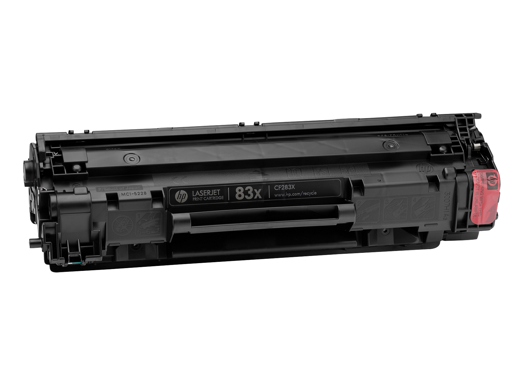 HP 83X schwarze Original LaserJet-Tonerkassette mit hoher Reichweite, ~2.200 Seiten, CF283X - Bild 2 von 7