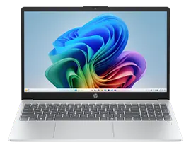 HP OmniBook 3 NGAI 15, Windows 11 Home, 15.6", Touch screen, AMD Ryzen™ AI 7, 16GB RAM, 1TB SSD, FHD, Glacier silver