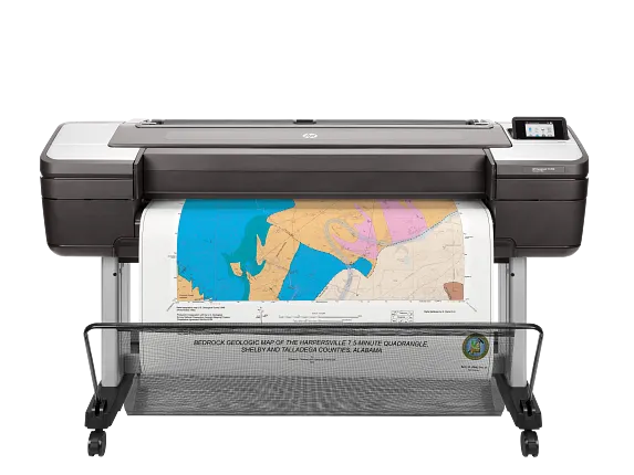 Hp Postscript Printer HP® DesignJet T1700dr 44-in PostScript Printer (1VD88A#B1K)