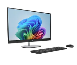 HP All-in-One Desktop Next Gen AI 27-ct2075m PC, Windows 11 Home, 27", AMD Ryzen™ AI 7, 16GB RAM, 512GB SSD, FHD, Jet black
