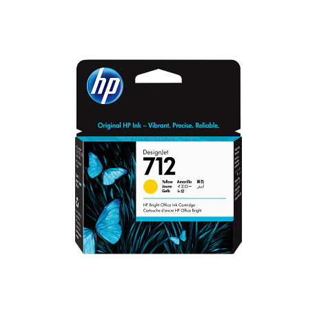 HP 3ED69A 712 29 ml-es sárga DesignJet tintapatron T250 T630 T650 Studio 24