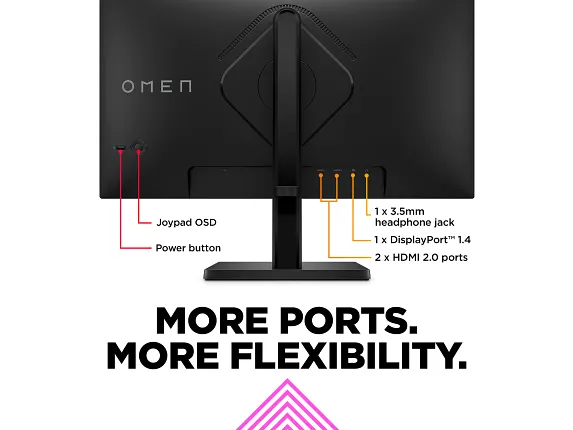Series 11 of 12 HP Home Monitors, OMEN by HP 23.8 inch FHD 165Hz Gaming Monitor - OMEN 24