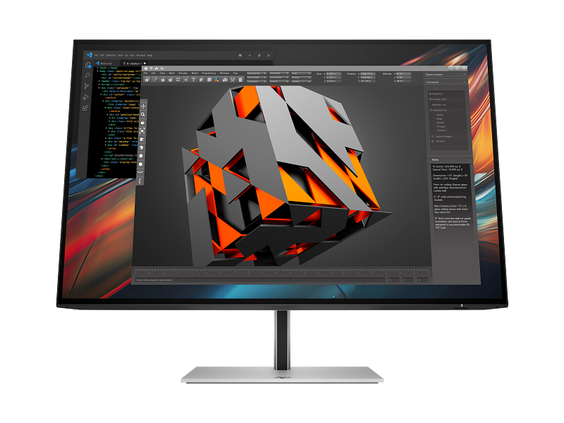 HP Series 7 Pro 24 WUXGA USB-C Monitor-724pu PikeSilver Front WhiteBg