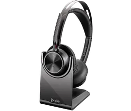 Poly Voyager Focus 2 USB-C-C Headset +USB-C/A Adapter +Charging Stand