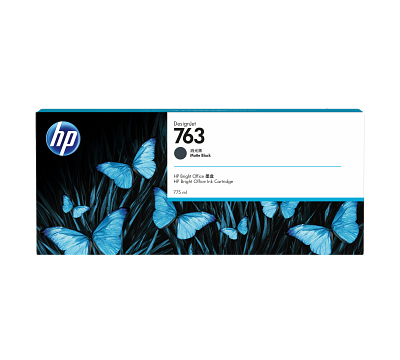 HP 763 775-ml Matte Black DesignJet Ink Cartridge