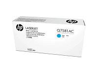 HP Q7581AC Cyan Contract Original LaserJet Toner Cartridge
