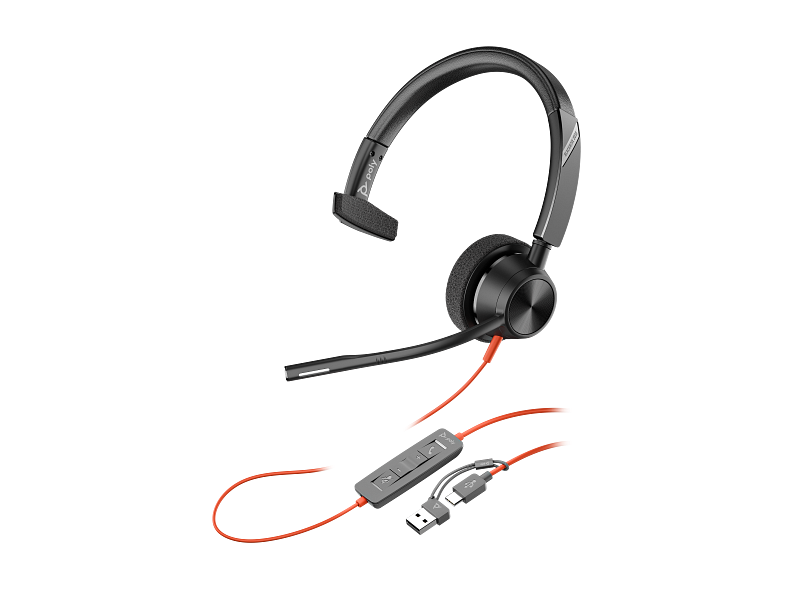 Blackwire 3300 series_Product__Product Only_Left facing