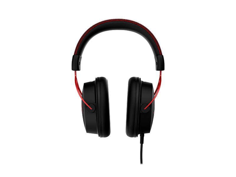 HyperX Cloud Alpha - Gaming Headset Black-Red 3 front