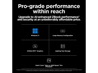 HP ZBook Power 16 inch G11 Mobile Workstation PC 3 Yr Wolf Pro HP ZBook Power 16 inch G11 Mobile Workstation PC 3 Yr Wolf Pro
