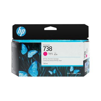 HP 738 130-ml Magenta DesignJet Ink Cartridge