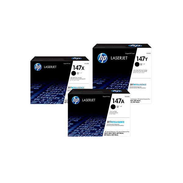 HP 147A/147X/147Y Black Toner Cartridge - EMEA