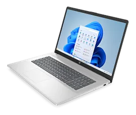 HP Laptop AI 17, Windows 11 Home in S mode, 17.3", Intel® Core™ Ultra 7, 16GB RAM, 256GB SSD, FHD, Natural silver