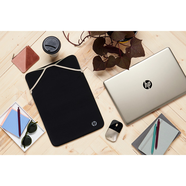 19C2 - HP Wireless Mouse Z3700 Gagdet Gold HP 15 Reversible Protective Sleeve Oswego Black/Gold HP 1
