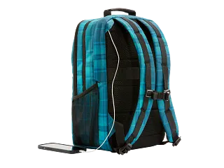 HP Campus XL Tartan Plaid Backpack