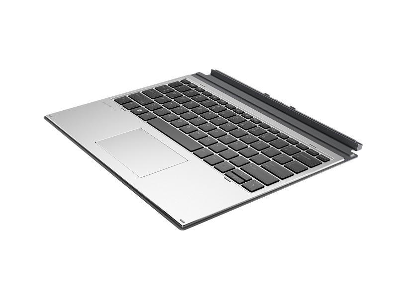 HP Elite x2 G8 Premium Keyboard NaturalSilver CoreSet FrontLeft