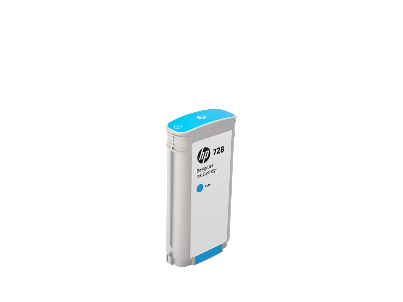HP 728, Струйный картридж DesignJet, 130 мл, Голубой | HP® Казахстан